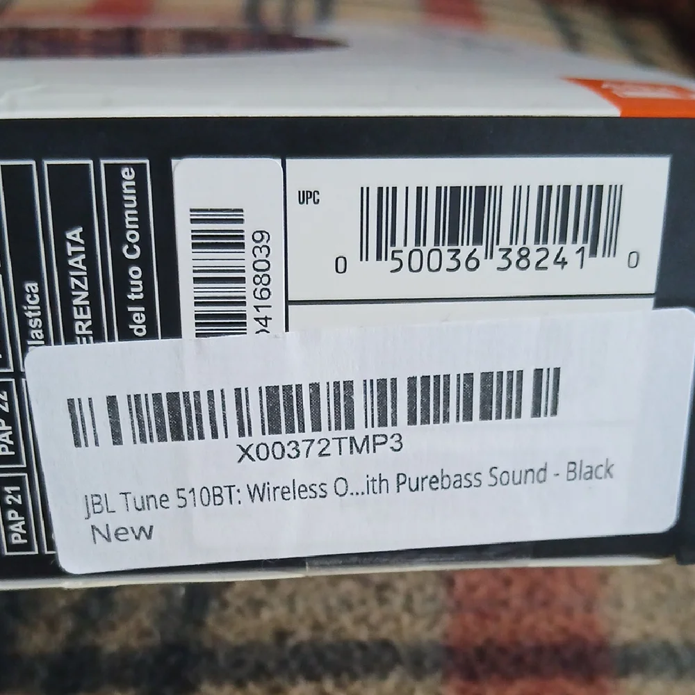 JBL Tune 510BT Wireless Headphones - Black